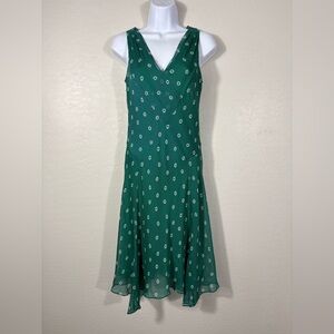 Diane Von Furstenberg Dita Silk Georgette‎ Midi Dress in Floating Geo Juniper 2